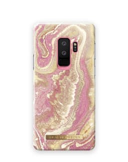 Fashion Case Galaxy S9 Plus Golden Blush Marble