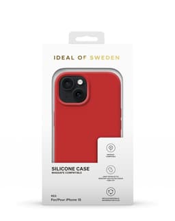 Silicone Case MagSafe iPhone 13 / 14 / 15 / Red