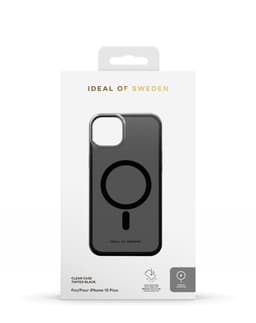 Clear Case MagSafe iPhone 15 Plus Tinted Black