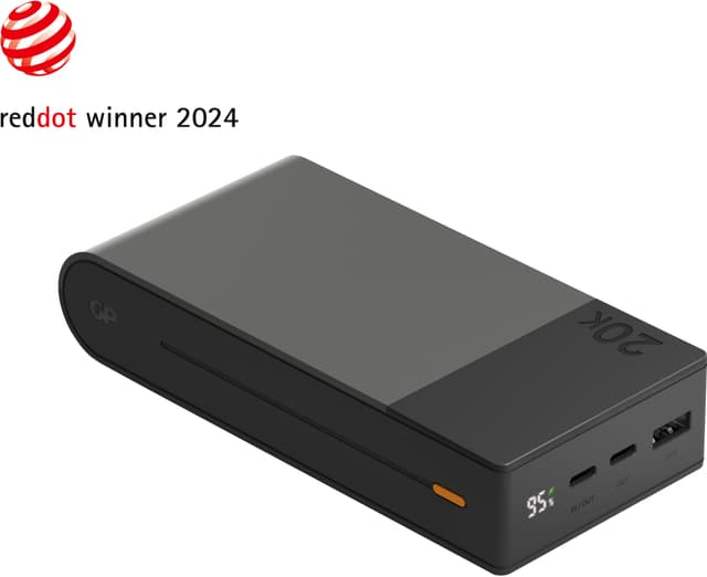 GP M2+ 20,000mAh powerbank (grå)