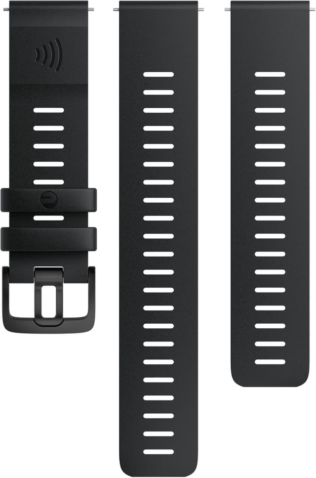 Polar Payment klockarmband 22 mm S-L (svart)