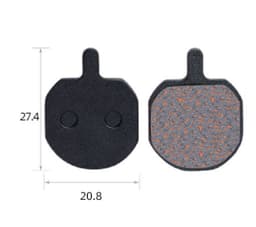 Skivbromsbelägg TP-04B för Hans MX3, MX4, MX5, CX5, Helix3, X5