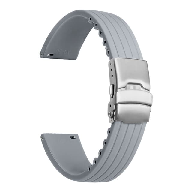 Silikon klockremsbyte för Blancpain X Swatch Grå
