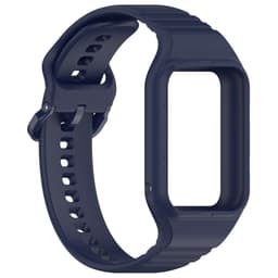 Silikonklokkerem med ramme for Xiaomi Mi Band 8 Pro Blå