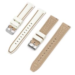 Myk silikonstropp for Omega x Swatch MoonSwatch Brun+beige
