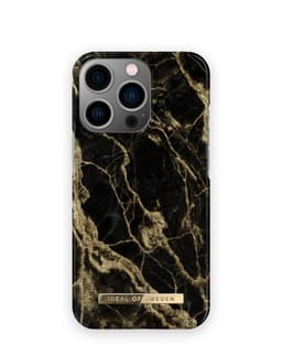 Printed Case iPhone 13 Pro Golden Smoke Marble
