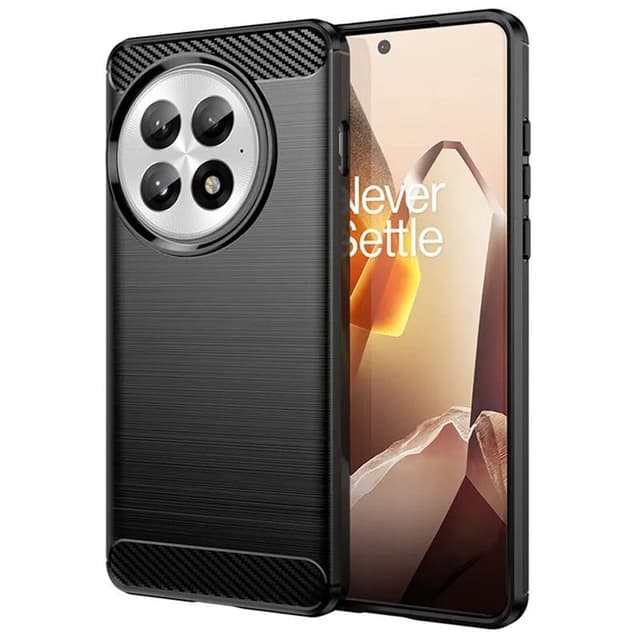 Borstat silikon skal OnePlus 13 - Svart