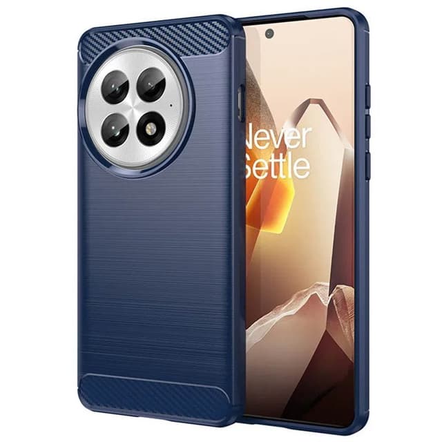 Børstet silikone cover OnePlus 13 - Blå