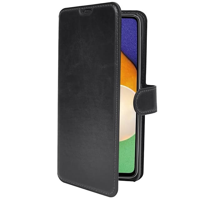 Slim lommebokdeksel 2i1 Samsung Galaxy A52s - Sort