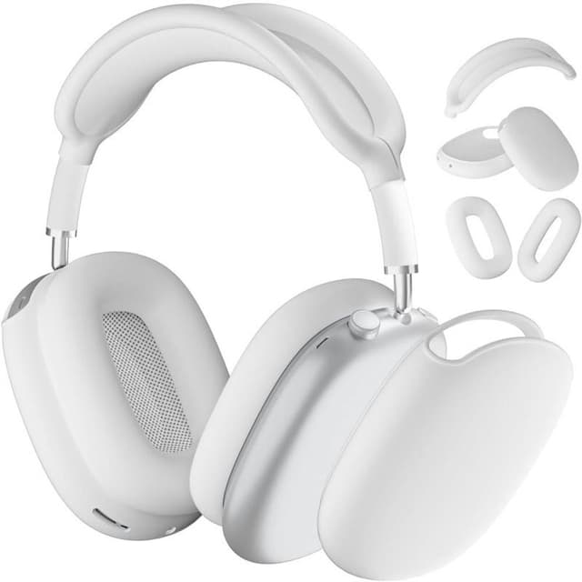 Silikonfodral för AirPods Max hörlurar - White
