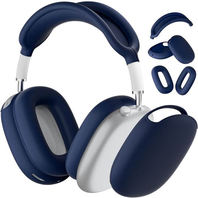 Silikonfodral för AirPods Max hörlurar - Midnight Blue