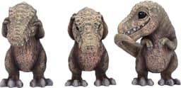 Nemesis Now Three Wise figursett (Tyrannosaurus Rex)