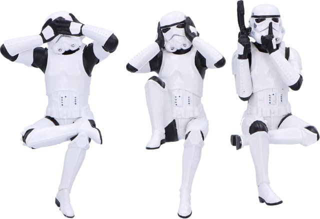 Nemesis Now Three Wise Sitting action figure (Stormtroopers)