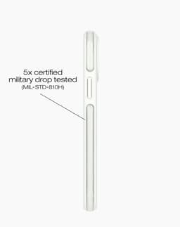 Ideal Bumper Case MagSafe iPhone 12 / 12 Pro Cloudy White