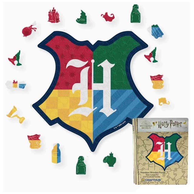 Crafthub Harry Potter puslespill (Hogwards Crest - House Pride)
