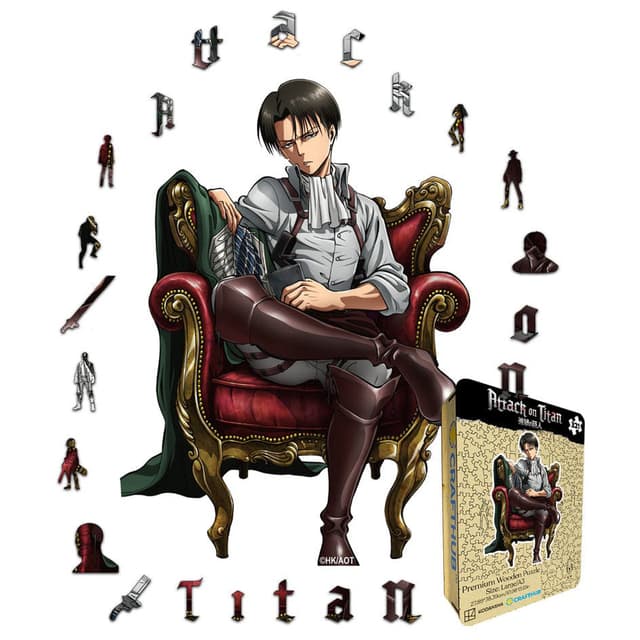 Crafthub Attack on Titan puslespill (Levi Ackerman)