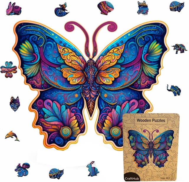 Crafthub Galaxy Butterfly puslespill