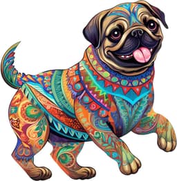 Crafthub Pug Dog puslespill