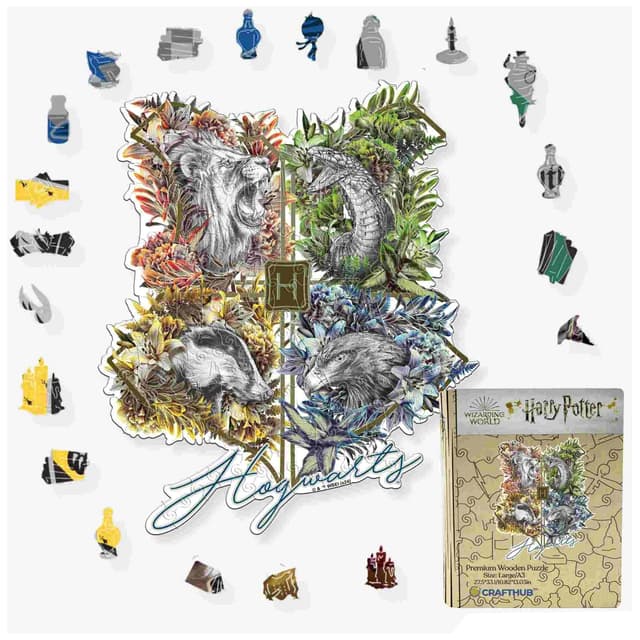 Crafthub Harry Potter pussel (Hogwards Crest - Romance)