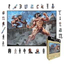 Crafthub Attack on Titan puslespill (Eren vs Armored Titan)