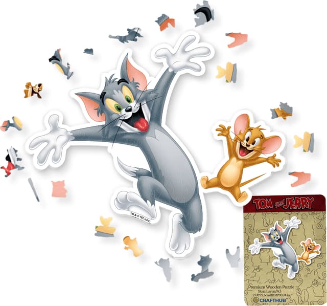 Crafthub Tom & Jerry puslespill (Cheerful)