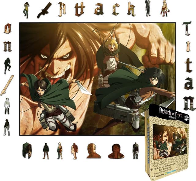 Crafthub Attack on Titan puslespill (Titan Clash)