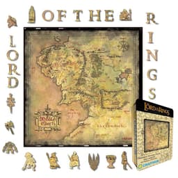 Crafthub Ringenes Herre puslespil (kort over middle-earth)