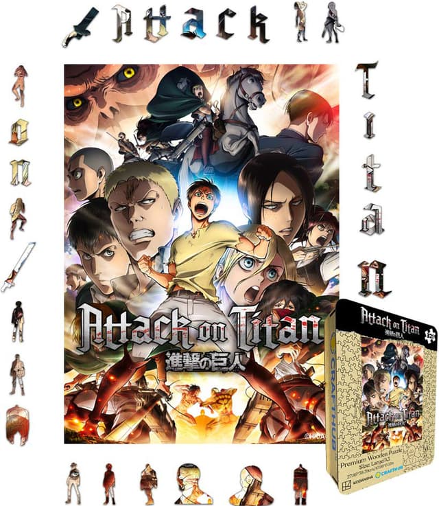 Crafthub Attack on Titan puslespill (Heroes of Paradis Island)