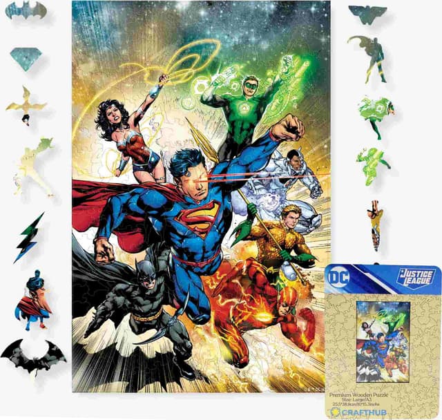 Crafthub Justice League puslespill (Heroes)