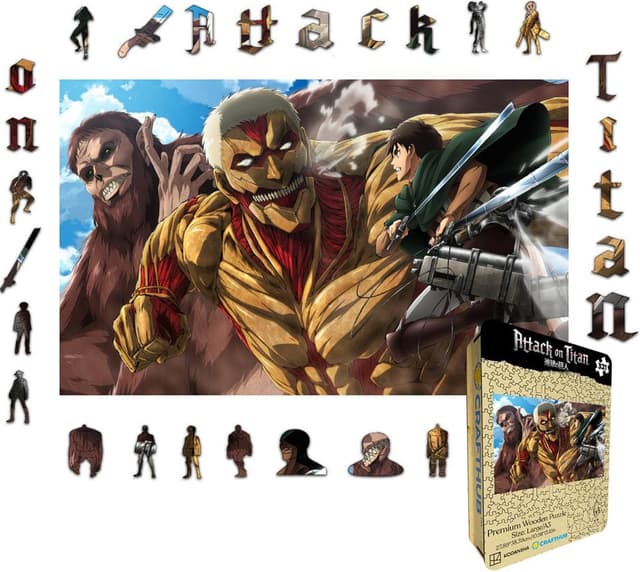 Crafthub Attack on Titan puslespill (The Armored Titan Fight)
