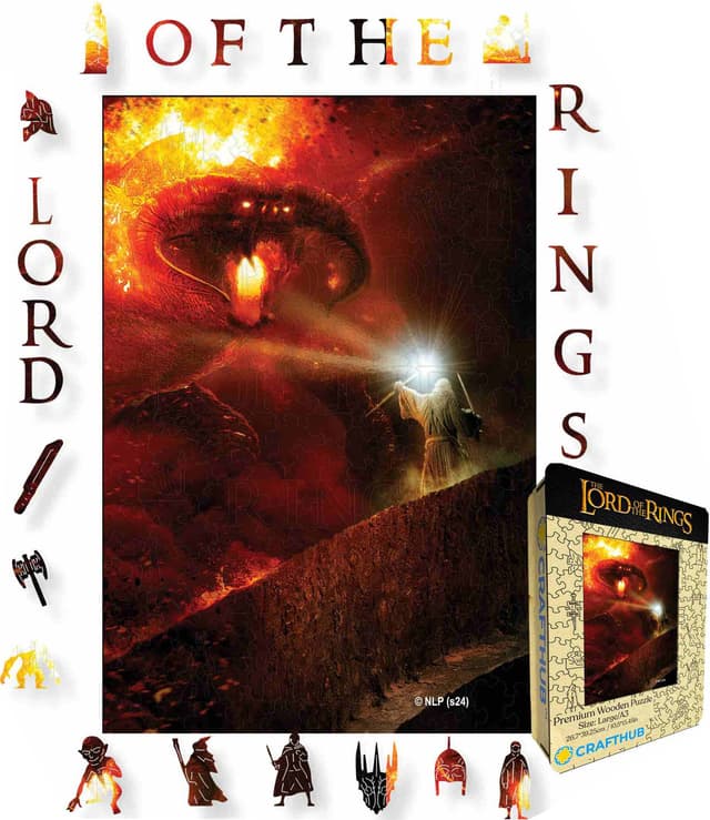Crafthub The Lord of the Rings puslespill (You Shall Not Pass)