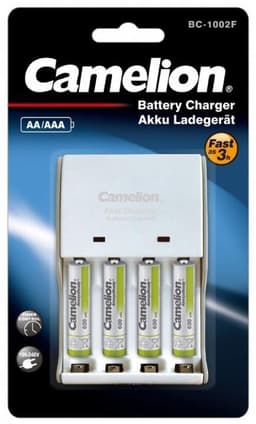 Camelion BC-1002F Akkulaturi AA/AAA-paristoille