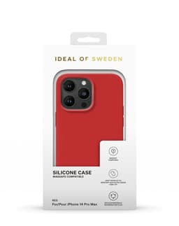 Silicone Case MagSafe iPhone 14 Pro Max Red