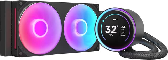 NZXT Kraken 240 Elite V2 RGB CPU vätskekylare (vit)