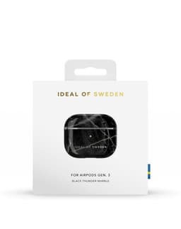 Printed AirPods Case Gen 3 Black Thunder Marble
