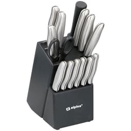 Alpina Knivset med knivar och träblock