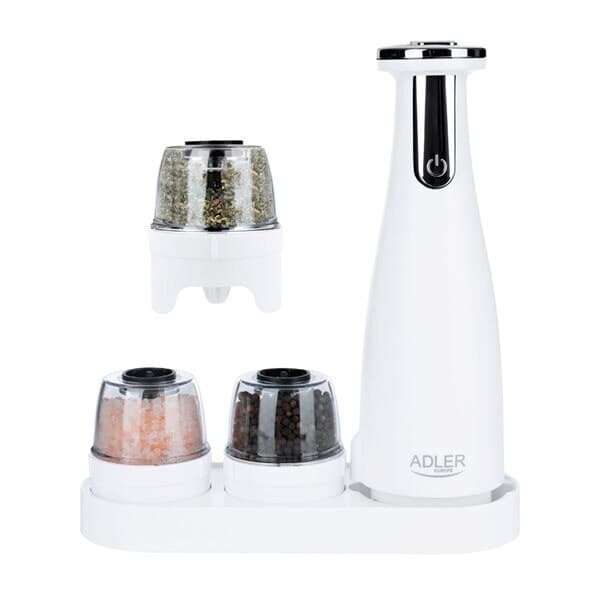 Adler Salt & pepparkvarn - Vit