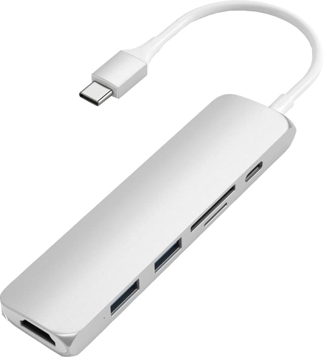 Satechi Slim USB-C MultiPort hubi V2 (hopea)