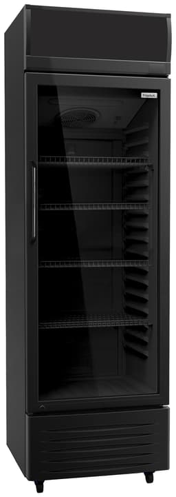 FrigeluX Professionelt Displaykøleskab CF338MN (sort)