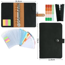 A6 budsjettperm - organiseringssett Sort