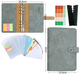 A6 budsjettperm - organiseringssett Grey