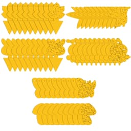 Klibbig fälla mot bananflugor och skadedjur på krukväxter 60-pack Yellow