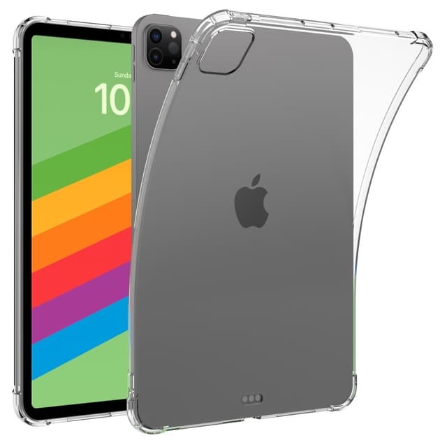 För iPad Pro 11 (2024) Transparent Surfplattfodral TPU Baksidesskydd