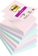 3M Post-it Nature Eko Z-anteckningar, 76x76mm, 16 x 100 bitar, assorterade färger