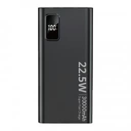 SiGN Super Powerbank 30 000mAh, 22,5W, Svart