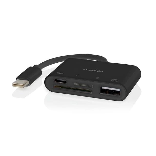 Nedis USB-hub | 1x USB-C™ | 1x USB A / 1x USB-C™ | 4-Port port(s) | USB 2.0 | USB Drevet | SD & MicroSD