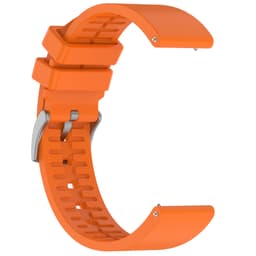 22 mm universel urrem af fluorgummi Orange