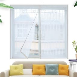 Myggenet til vindue - Hvid ramme