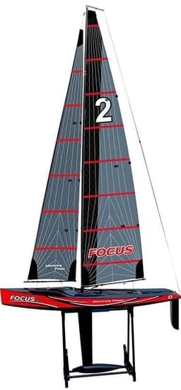 Joysway Focus V3 - 2.4GHz Seilbåt RTR - Rød