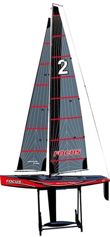 Joysway Focus V3 - 2.4GHz Seilbåt RTR - Rød